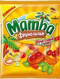 Жевательный мармелад МАМБА фруктовый микс 72гр