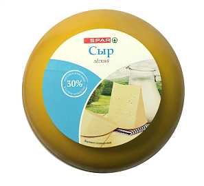 Сыр SPAR легкий 30% 1кг шар